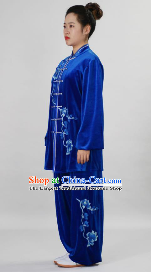 Chinese Martial Arts Clothing Winter Tai Chi Training Uniform Taiji Chuan Clothes Female Kung Fu Suit