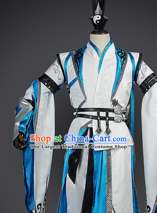 Cosplay Swordsman Clothes Jian Xia Qing Yuan NPC Clothing  Ancient Young Hero Costumes