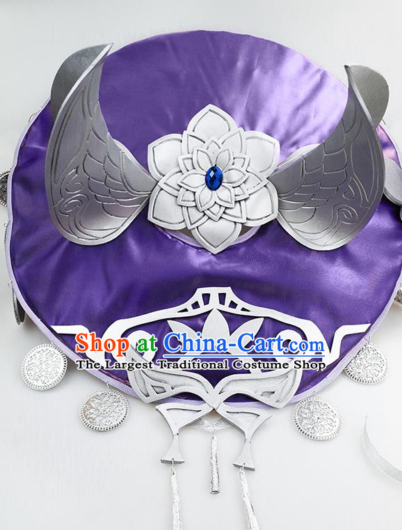 Cosplay Five Deadly Venoms Lady Garments Jian Xia Qing Yuan Ethnic Witch Clothing Ancient Swordswoman Costumes and Headdress