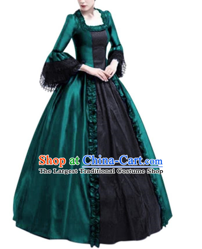Cosplay European Medieval Noble Court Long Dress For Stage Plays Featuring European And American Retro Style Formal Evening Dresses For Women