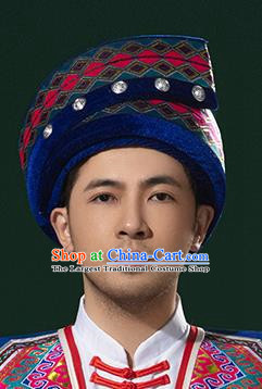 Ethnic Minority Hat Miao Tujia Zhuang Headdress Female Performance Stage Jewelry Yi Naxi