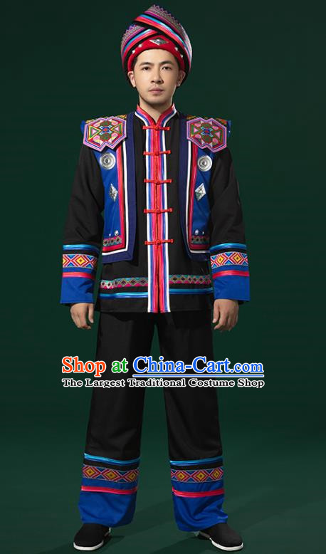 Ethnic Minority Costumes Male Guizhou Miao Yi Nationality Dong Nationality Yunnan Bai Nationality Tujia Yao Nationality Stage Performance Costumes