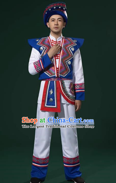 Ethnic Minority Costumes Male Guizhou Miao Yi Nationality Dong Nationality Yunnan Bai Nationality Tujia Yao Nationality Stage Performance Costumes