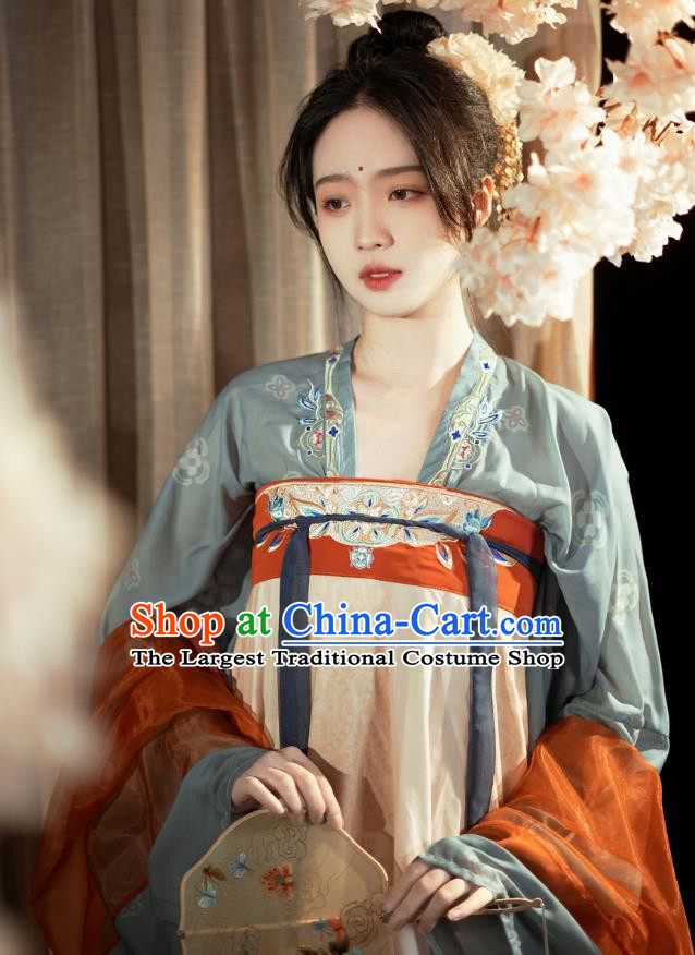 Chinese Ancient Princess Dress Costumes Woman Ruqun Traditional Hanfu Tang Dynasty Palace Lady Clothing