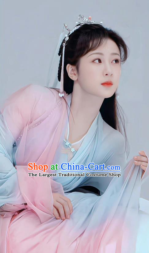 Xian Xia Drama Immortal Samsara Yan Dan Clothing Ancient China TV Series Goddess Costume Woman Hanfu Dress
