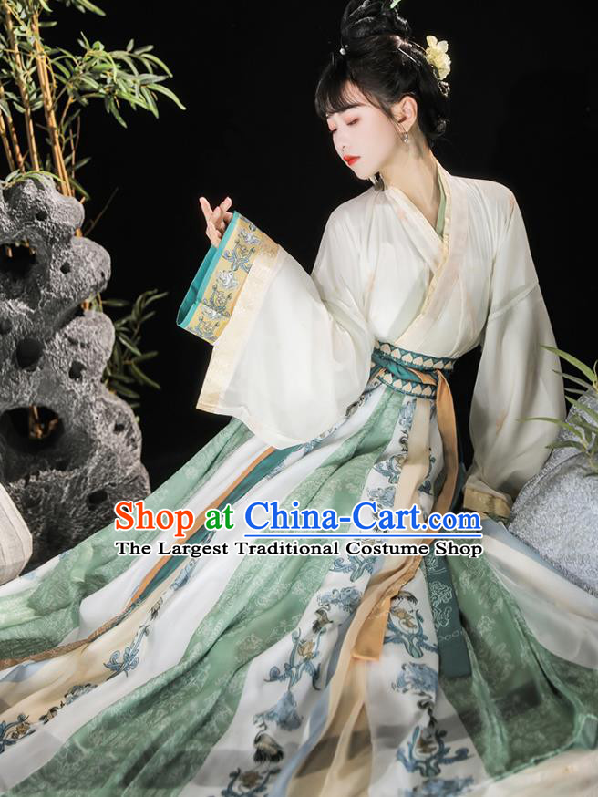 Traditional Hanfu Dress Jin Dynasty Palace Lady Clothing Ancient China Princess Costumes