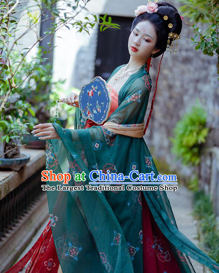 Plus Size Ancient Chinese Female Costumes Tang Dynasty Court Woman Clothing Traditional Empress Hanfu Dress