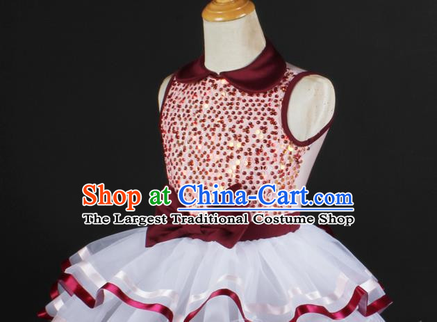 Children Girls Ballet Dance Skirt Pettiskirt Performance Costume Stage Costume