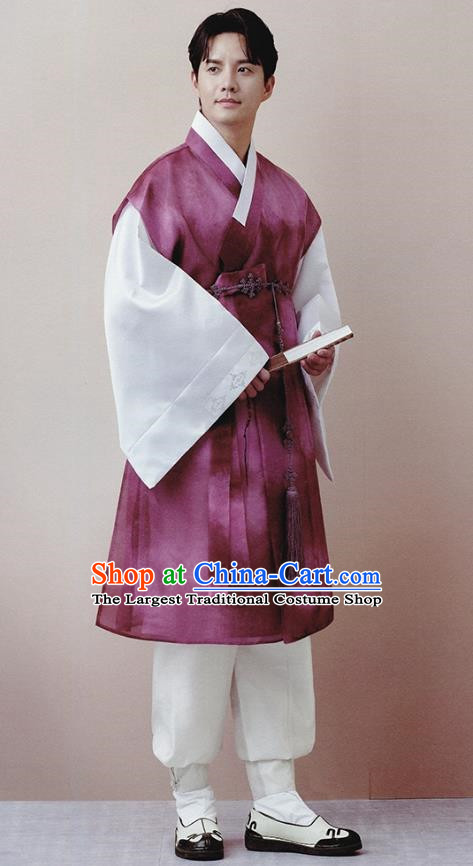 Korean Hanbok Wedding Groom Show Dress