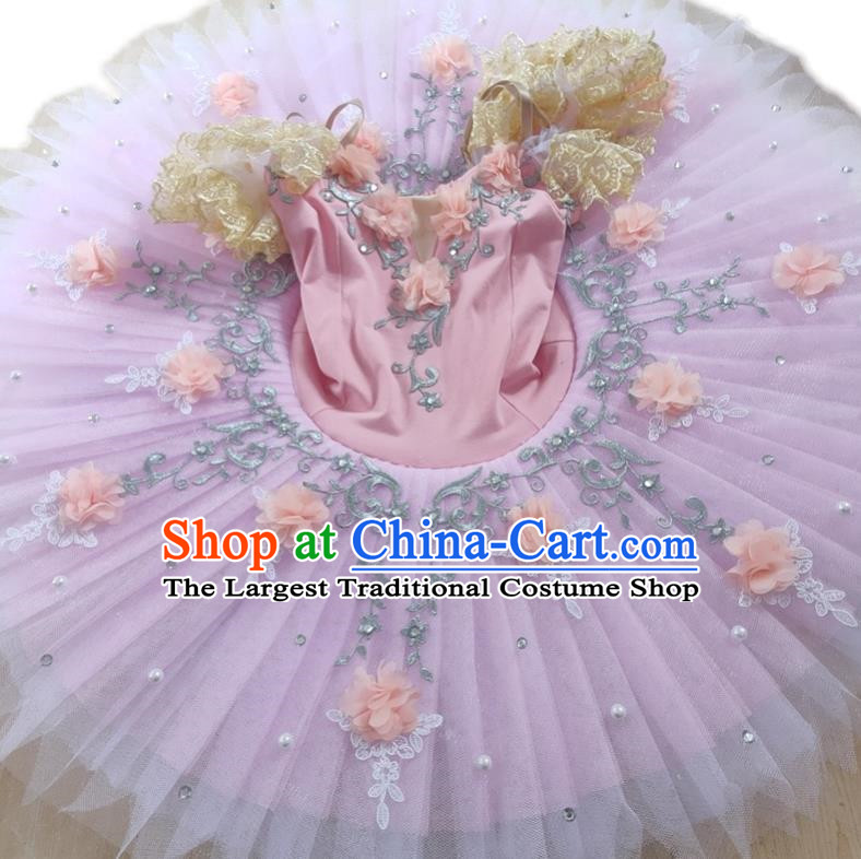Children Professional Ballet Skirt Female Sleeping Beauty Costumes Swan Lake TUTU Yarn Tutu Skirt Stage Costumes Costumes