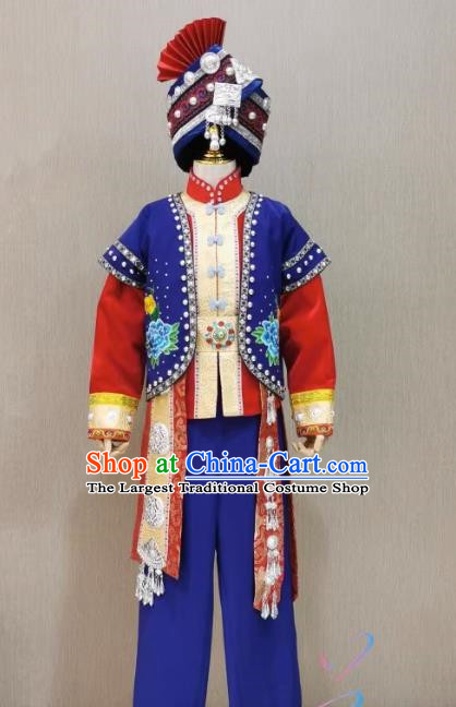 Performance Costumes of Miao Zhuang and Tujia Ethnic Minorities For Boys