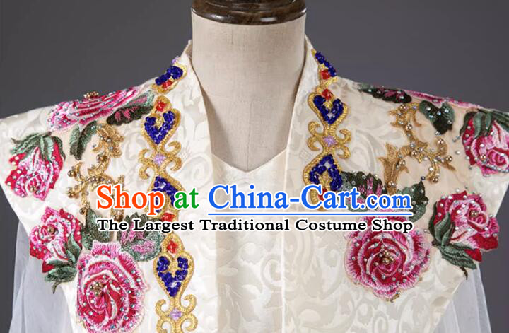 Top China Show Embroidered Costume Children Catwalks Clothing Model Contest Dress