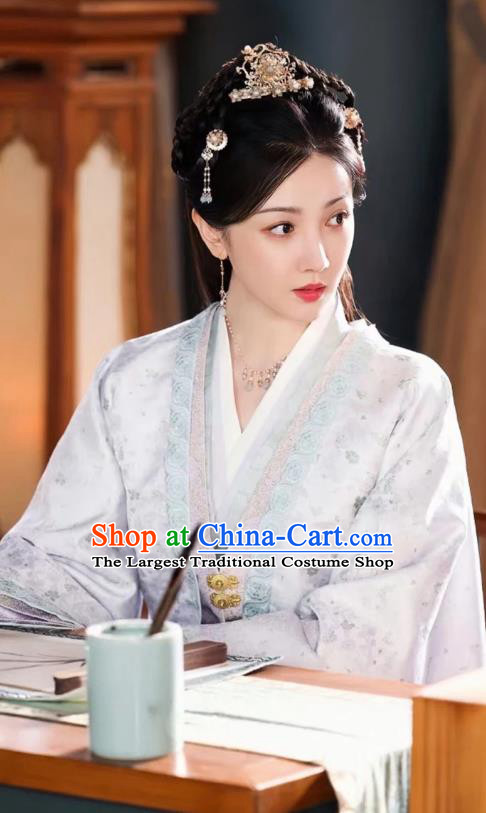 Romantic TV Series New Life Begins Hao Xia Clothing China Ancient Princess Consort Hanfu Dress Song Dynasty Court Costumes