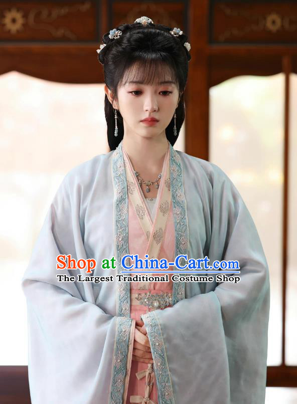 China Romantic TV Series New Life Begins Li Wei Clothing Traditional Female Costumes Ancient Princess Dress