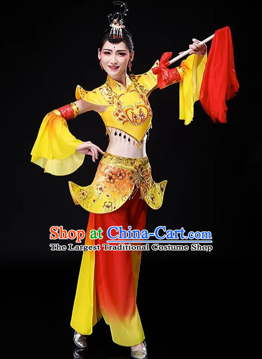 Xinjiang Dance Costumes Dunhuang Dance Costumes Classical Dance Thousand Handed Avalokitesvara Costumes Chinese Drumming Costumes Women