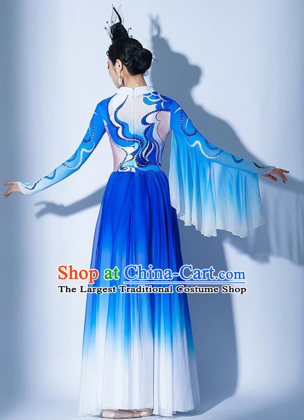 Classical Dance Costumes Opening Dance Skirt Modern Dance Costumes Women  Square Dance Dress Folk Music Performance Costumes
