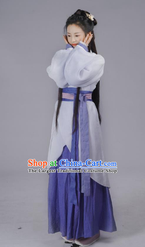 China Ancient Palace Lady Costumes TV Series An Ancient Love Song Lu Yuan Dresses Noble Woman Hanfu Clothing