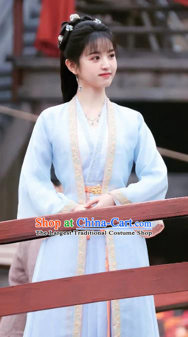 China Ancient Princess Clothing TV Series New Life Begins Li Wei Dress Traditional Female Garment Costumes