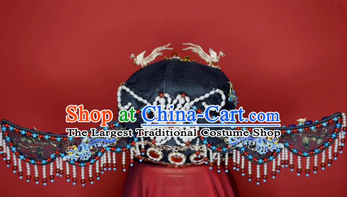 China Ancient Empress Phoenix Coronet Ming Dynasty Queen Headdress Handmade Hanfu Wedding Hair Jewelries