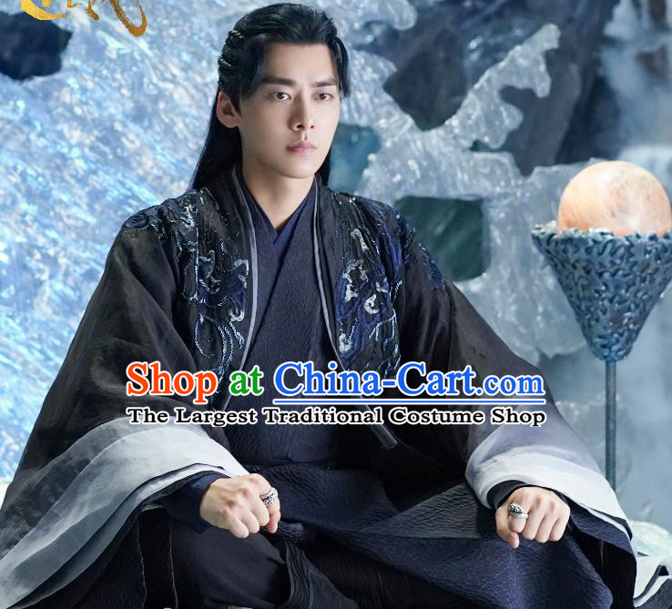 Ancient Chinese Superhero Hanfu Traditional Costumes TV Drama Mirror A Tale of Twin Cities Quan Xian Emperor Su Mo Clothing