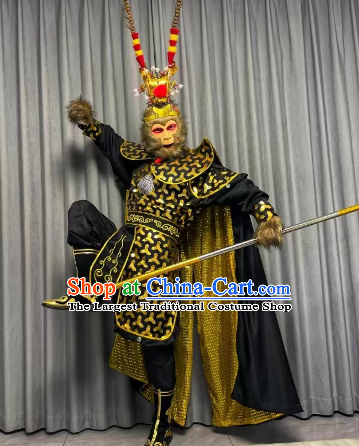Halloween Cosplay Costume Journey to the West Monkey King Outfit Black Myth Wukong Clothing