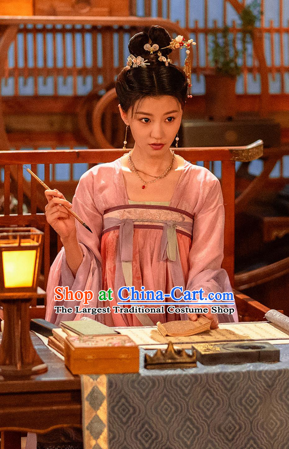 TV Series Drama Go East Lin Su Su Costume Ancient Chinese Tang Dynasty Woman Clothing Traditional China Noble Lady Hanfu Dress