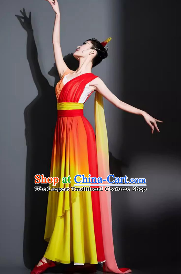 China Opening Dance Woman Dress Chinese Classical Dance Costume Traditional Stage Performance Clothing