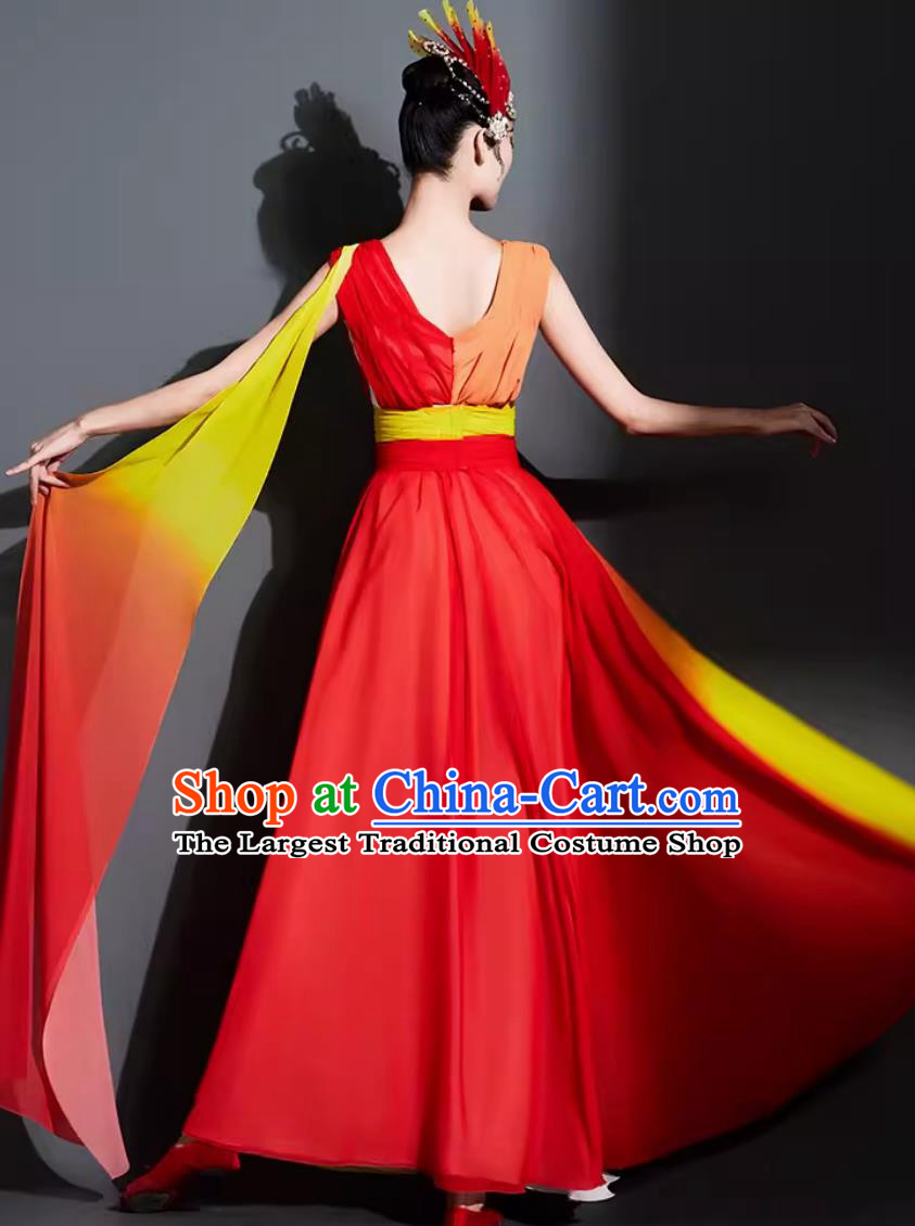 China Opening Dance Woman Dress Chinese Classical Dance Costume Traditional Stage Performance Clothing