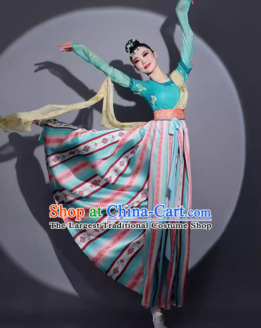 Chinese Chang An Tang Dance Costume Traditional Woman Hanfu Dress China Classical Dance Clothing