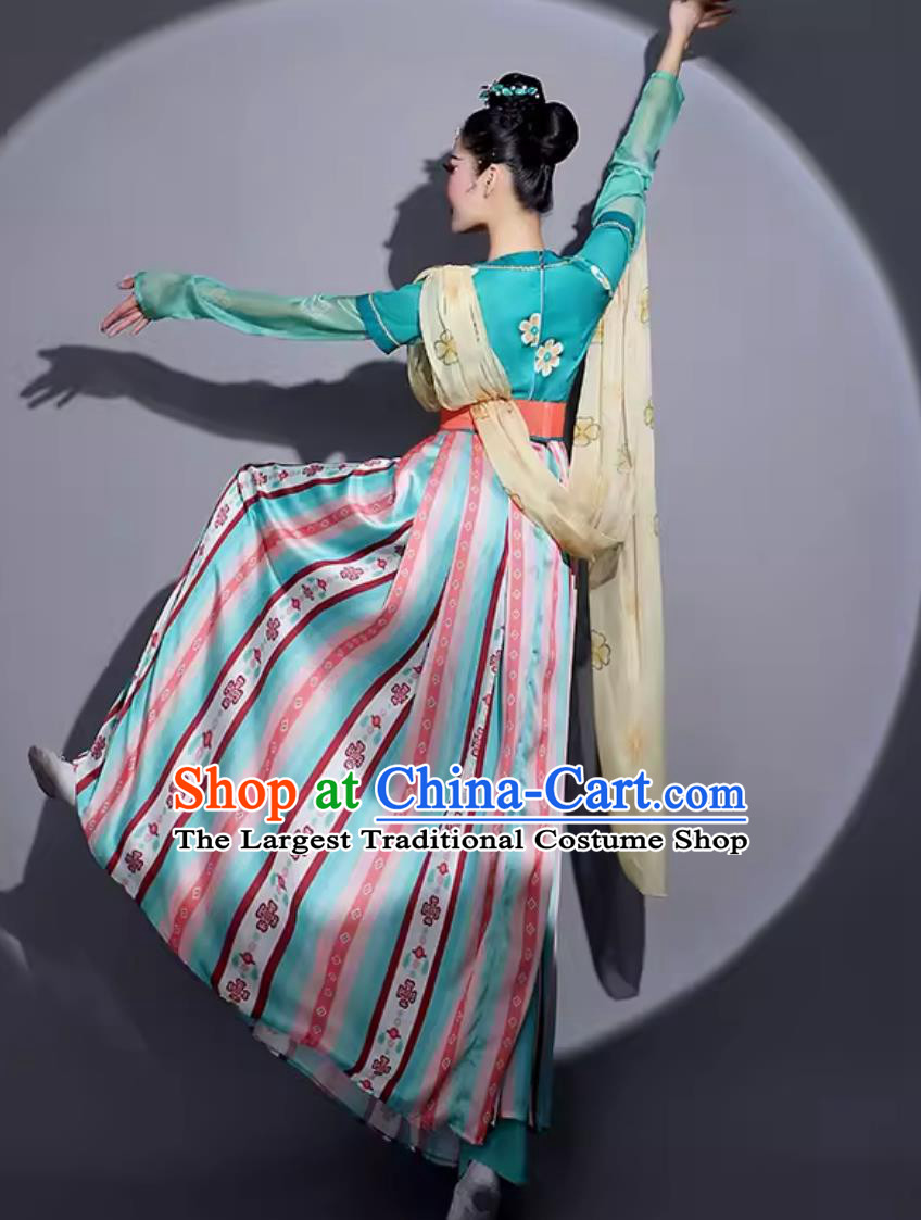 Chinese Chang An Tang Dance Costume Traditional Woman Hanfu Dress China Classical Dance Clothing