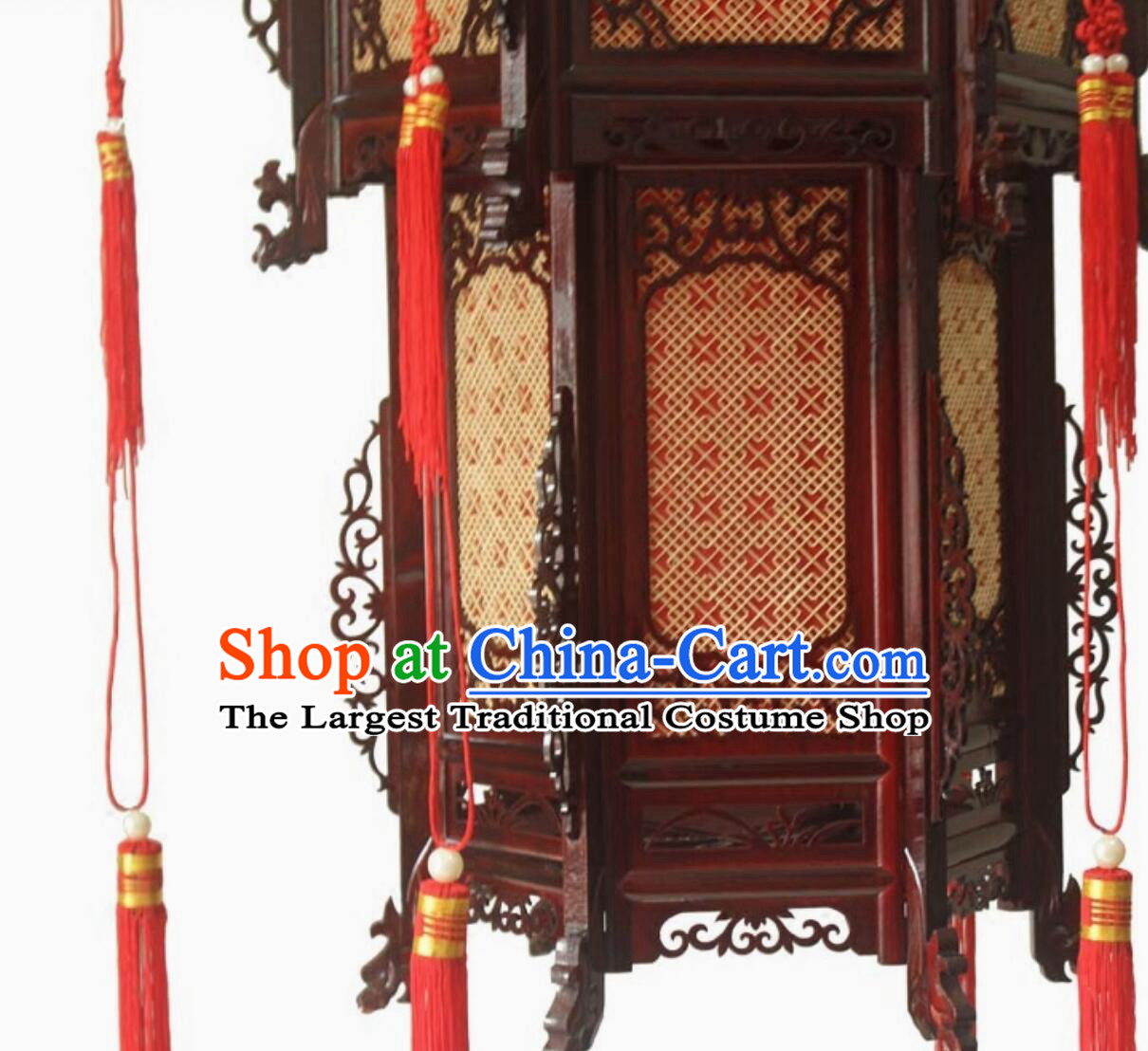 Large Three Layers Antique Style Wood Lantern Handmade Woven Bamboo Thread Lamp Traditional Chinese Palace Lantern