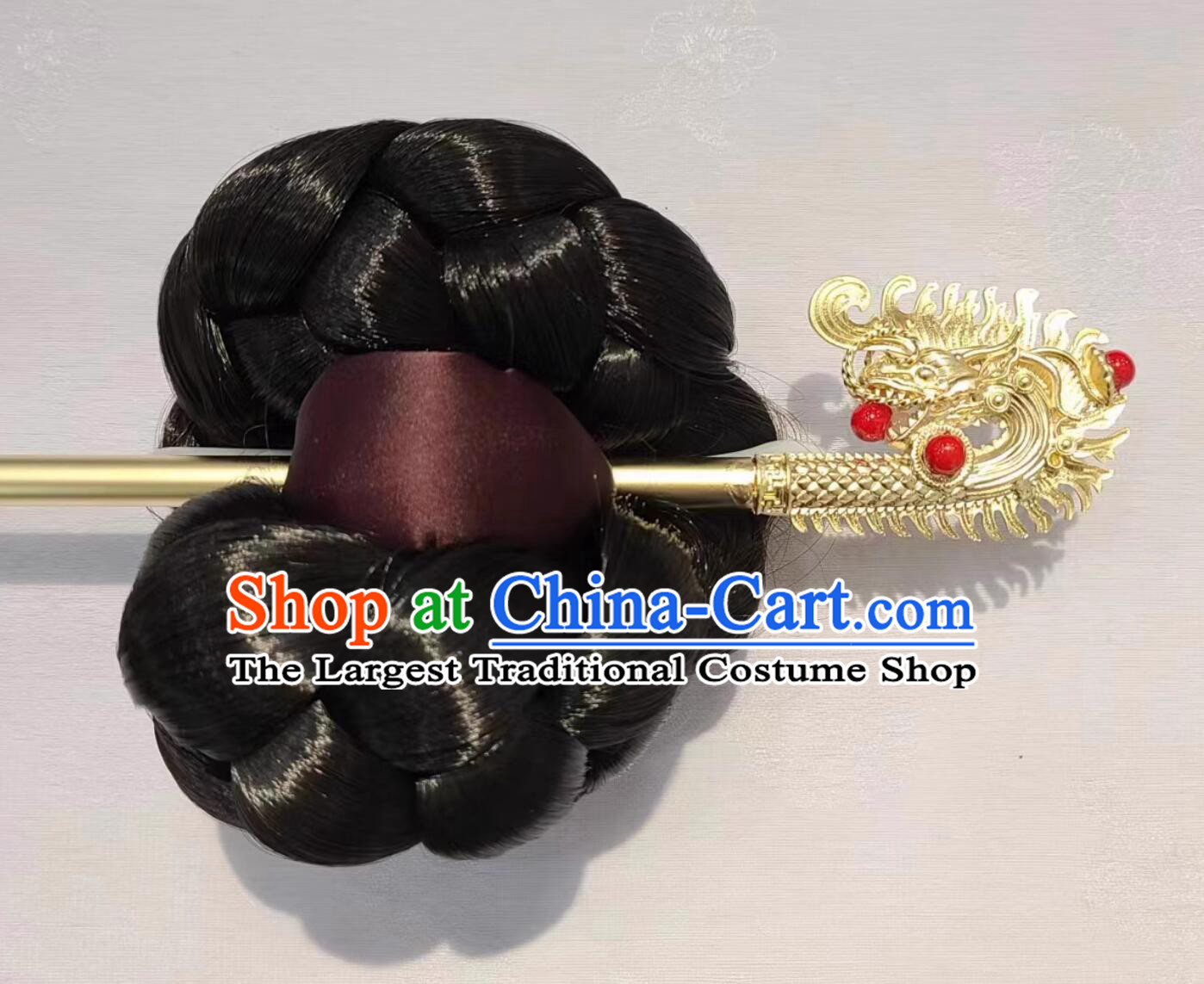 Korea Stage Performance Golden Dragon Hair Jewelry Korean Court Queen Hairpin Traditional Wedding Bride Binyeo Headpiece