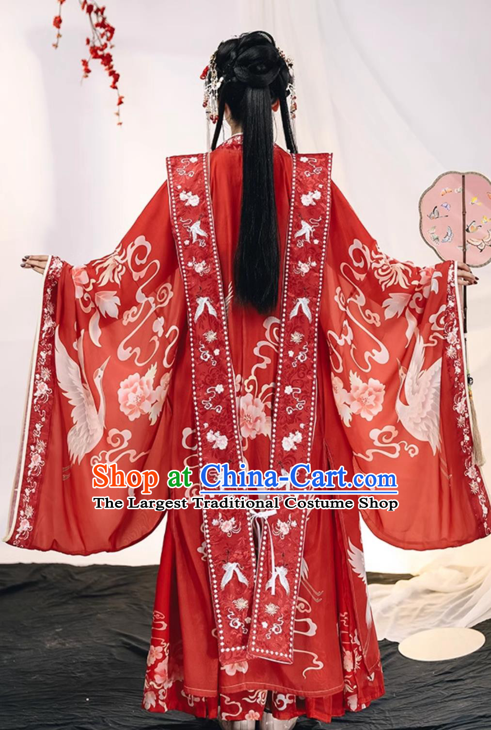 Chinese Song Dynasty Court Empress Clothing Ancient China Bride Costume Traditional Wedding Hanfu Dress Xia Pei Complete Set