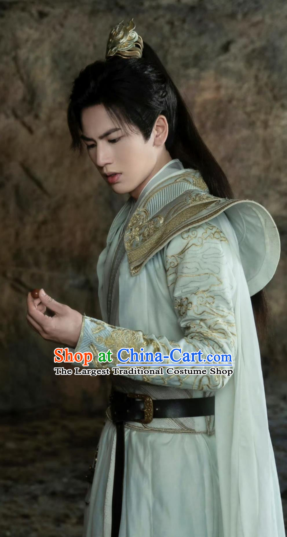 Traditional Chinese Light Green Hanfu TV Series Drama Tiger and Crane Demon Bender Qi Xiao Xuan Costume Ancient China Young Hero Clothing