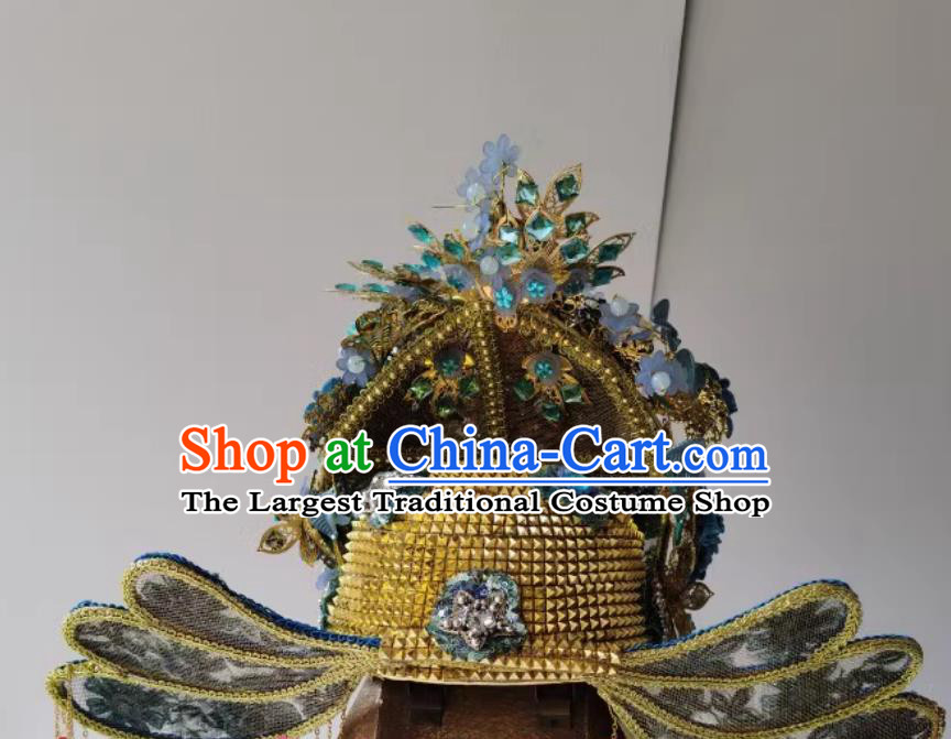 Ancient China Court Woman Phoenix Coronet TV Series Serenade of Peaceful Joy Song Dynasty Empress Headwear Chinese Traditional Hanfu Headdress