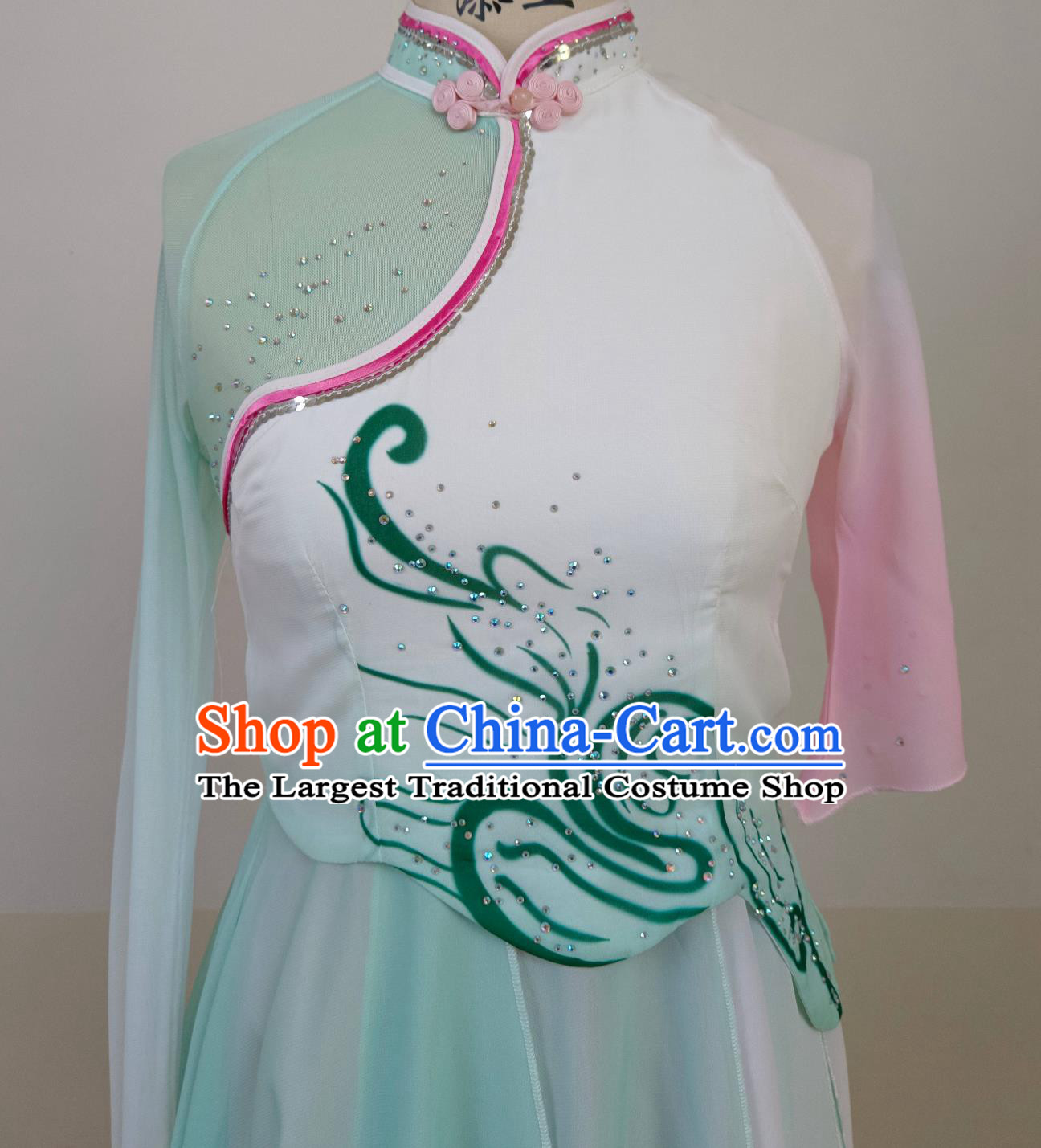 Chinese Folk Dance Clothing Taoli Cup Dance Contest Yangko Costume Women Yangge Dance Dress
