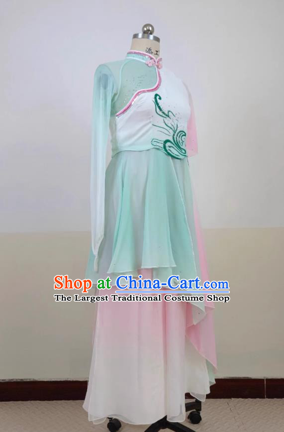 Chinese Folk Dance Clothing Taoli Cup Dance Contest Yangko Costume Women Yangge Dance Dress