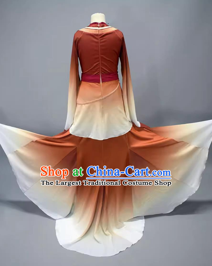 China Han Tang Dance Clothing Women Group Dance Dress Chinese Classical Dance Costume