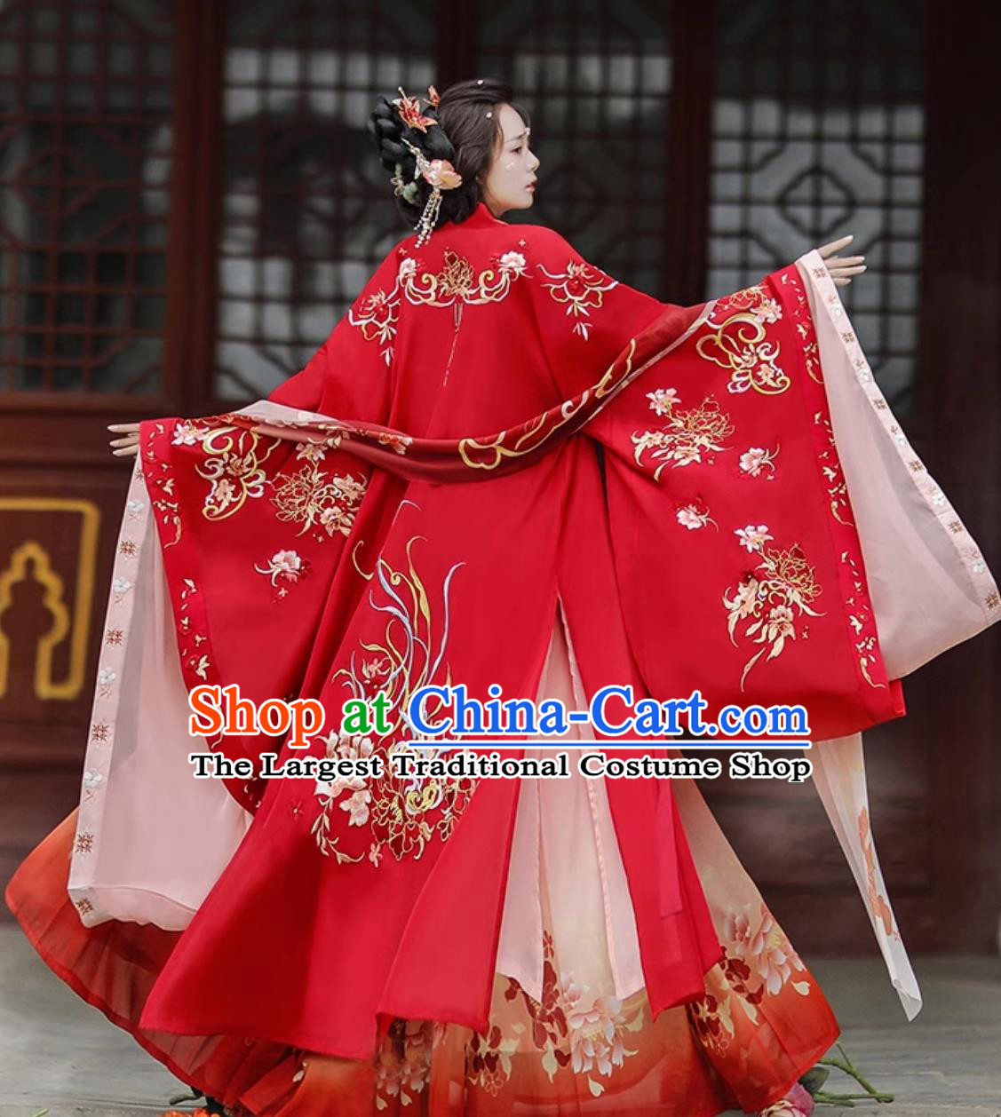 Traditional Wedding Hanfu Hezi Dress Chinese Tang Dynasty Bride Costume Ancient China Palace Princess Clothing