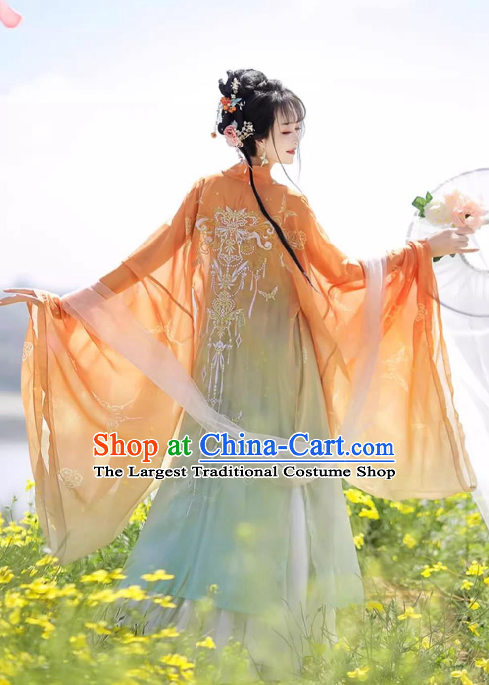Traditional Chinese Hanfu Dress Ancient China Royal Princess Costume Tang Dynasty Court Woman Clothing