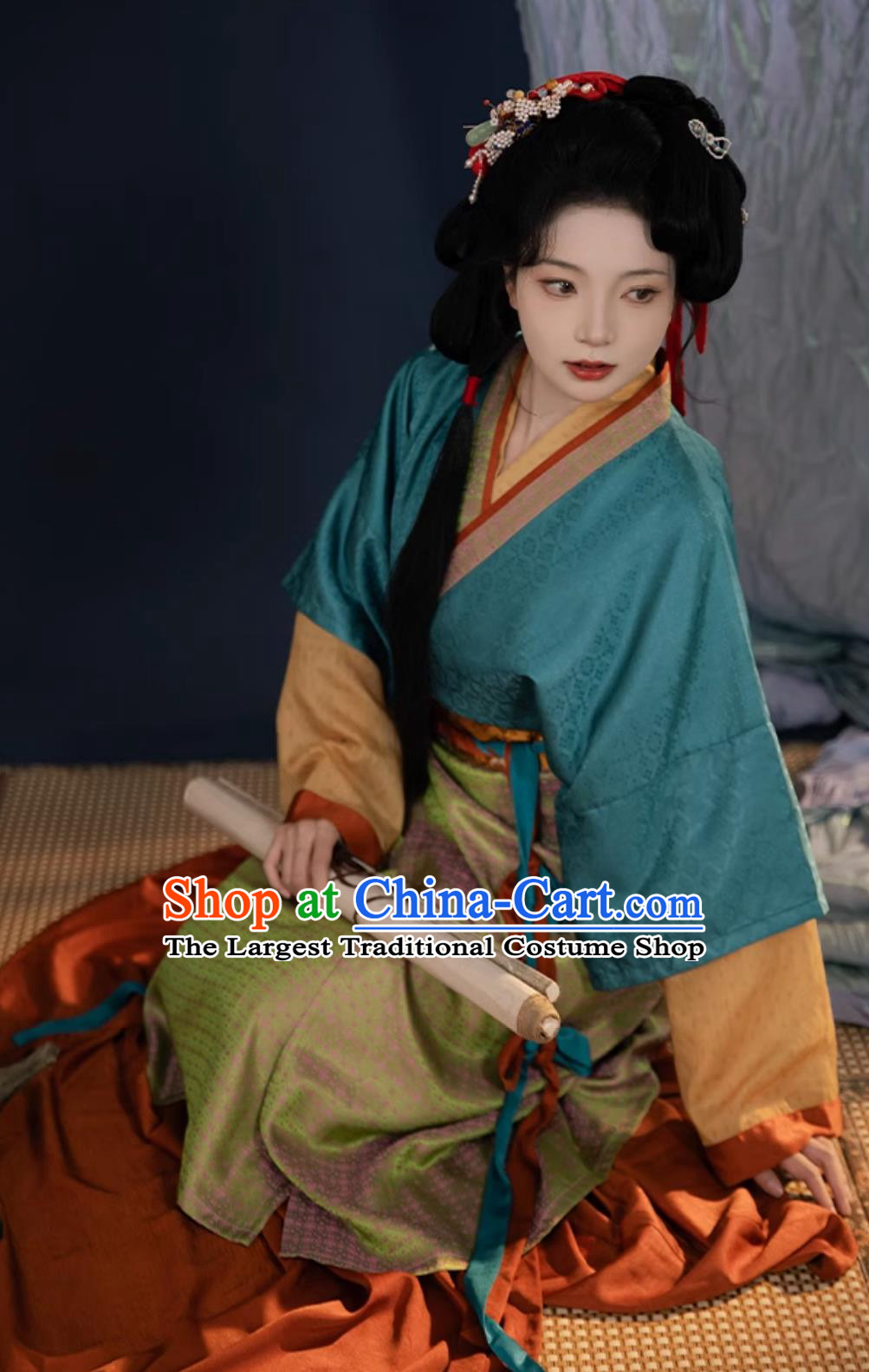 Chinese Traditional Hanfu Dresses Song Dynasty Young Woman Clothing Ancient China Noble Lady Costume Complete Set