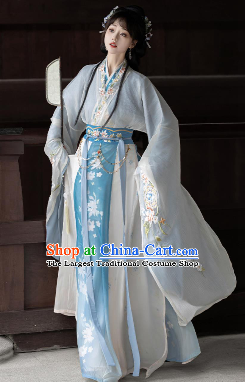 Ancient China Princess Costume Traditional Hanfu Dress Chinese Jin Dynasty Court Woman Clothing