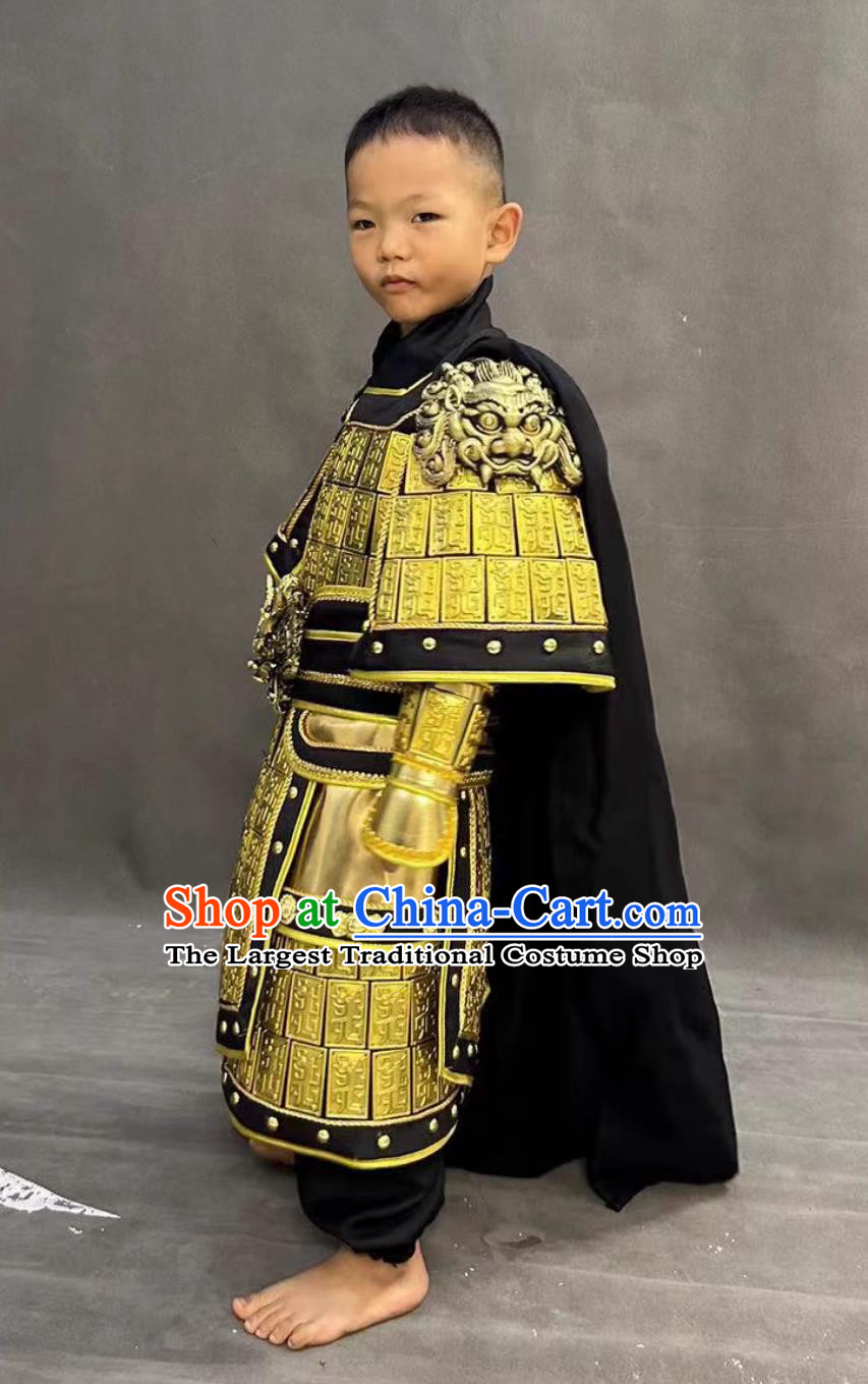 Ancient China General Armor Chinese Handsome Monkey King Costume A Chinese Odyssey Zhi Zun Bao Clothing for Kids