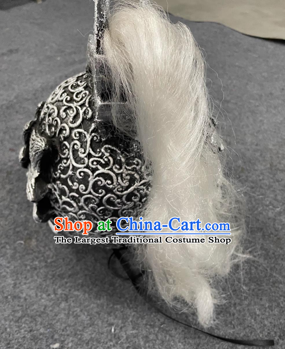 Three Kingdoms Period Zhao Zilong Hat Chinese Traditional Headwear Ancient China General Helmet