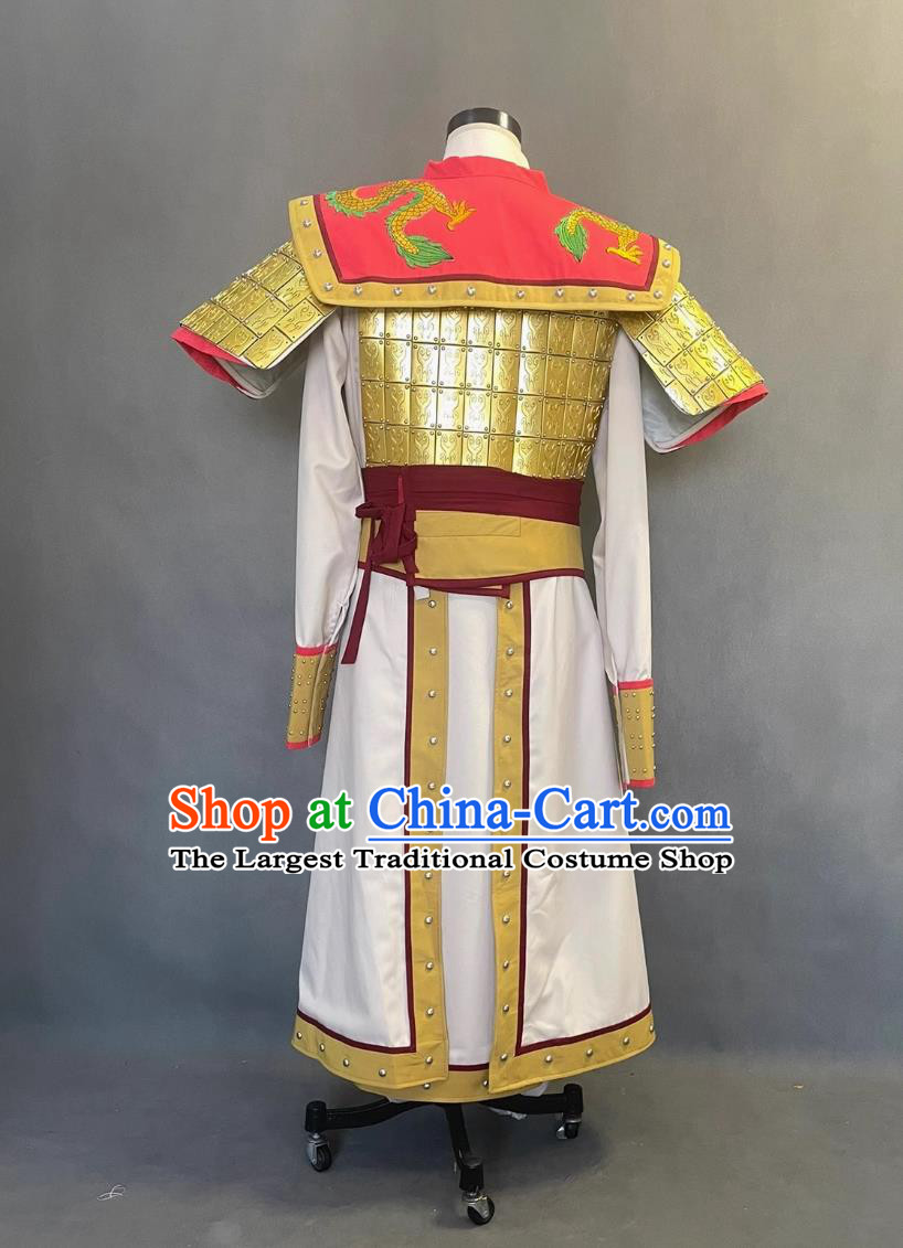 Chinese Tang Dynasty Soldier Costume Ancient China General Armour Clothing Traditional Monkey King Sun Wukong Armor