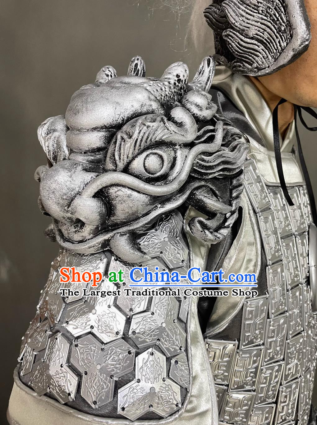 Chinese Han Dynasty Hero Costume Ancient China General Clothing Traditional TV Drama Romance of the Three Kingdoms Zhao Zilong Armor