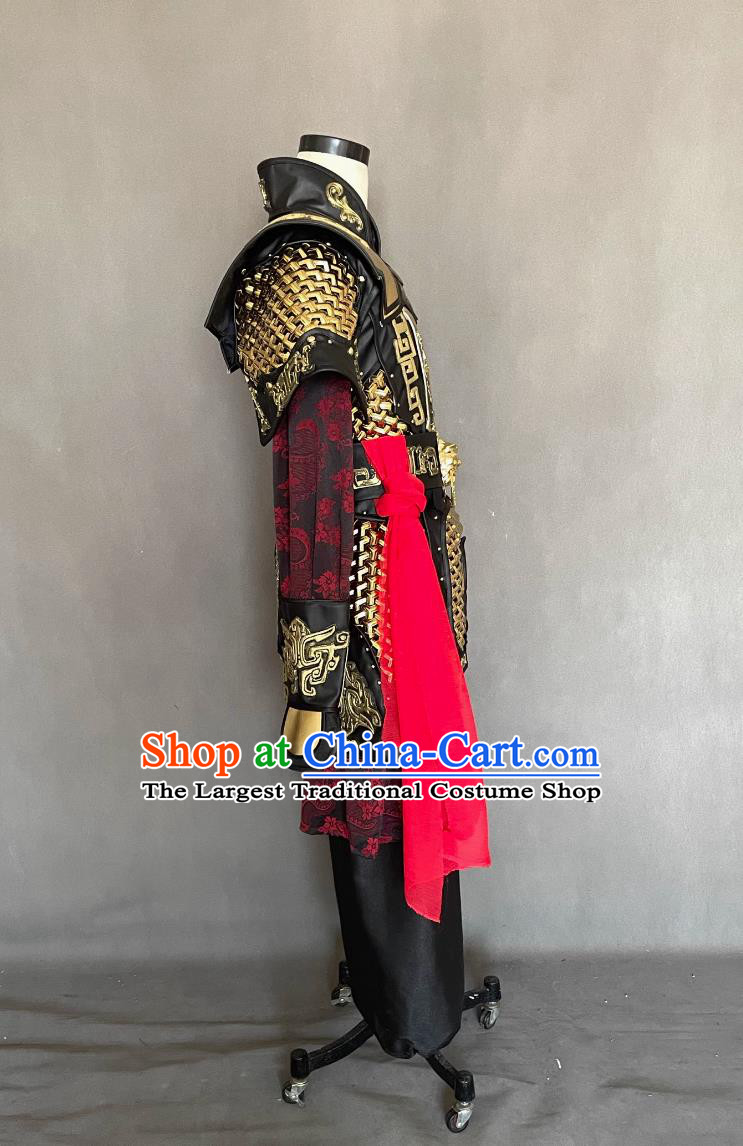 Chinese Han Dynasty Hero Costume Ancient China General Clothing Traditional TV Drama Romantic of Three Kingdoms Lv Bu Armor