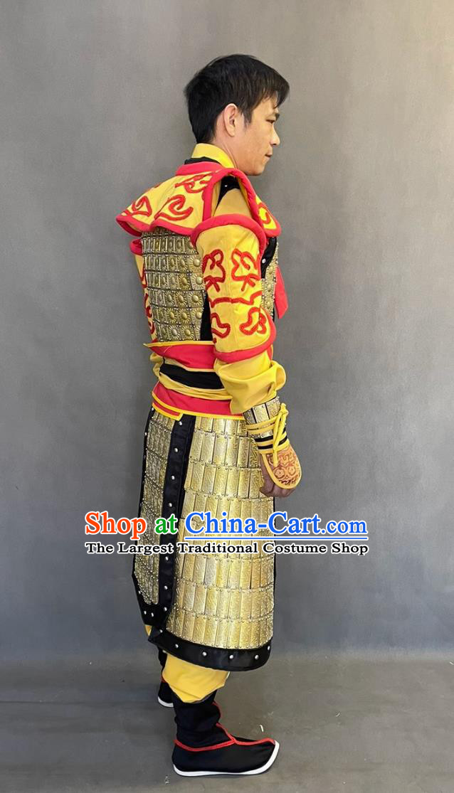 Traditional Chinese Legend Handsome Monkey King Costume Ancient China Hero Clothing TV Drama Journey to the West Sun Wukong Armor