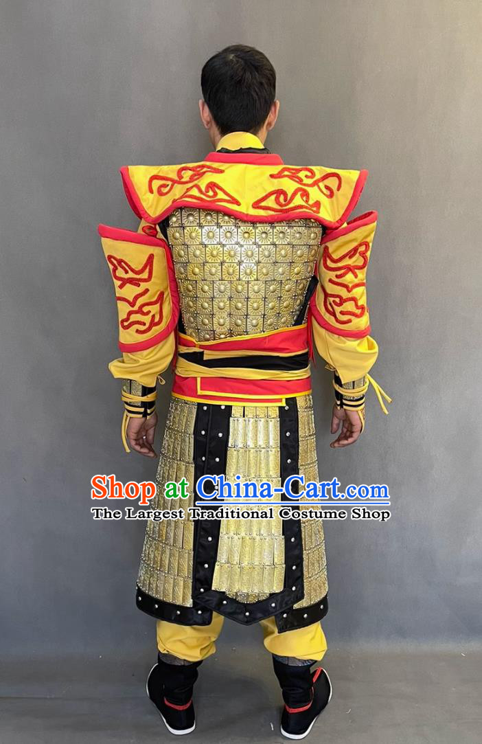 Traditional Chinese Legend Handsome Monkey King Costume Ancient China Hero Clothing TV Drama Journey to the West Sun Wukong Armor
