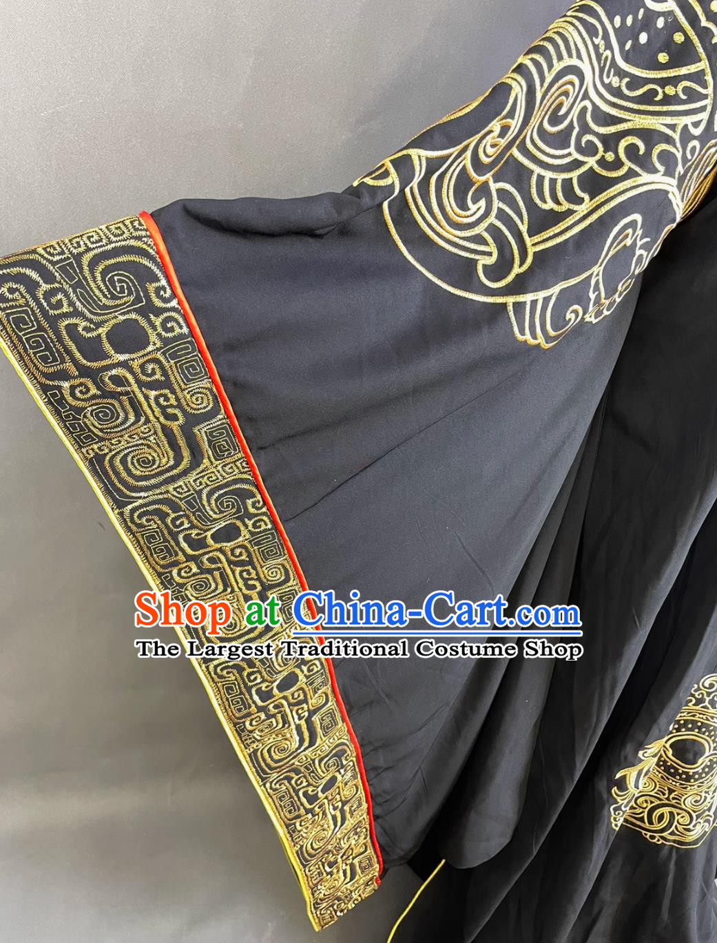 Ancient China First Emperor Clothing Traditional Chinese Qin Dynasty Hanfu Monarch Qin Shi Huang Costume
